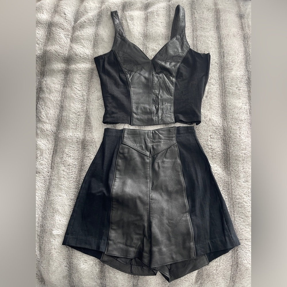 Wilson Leather Short and Crop Tank